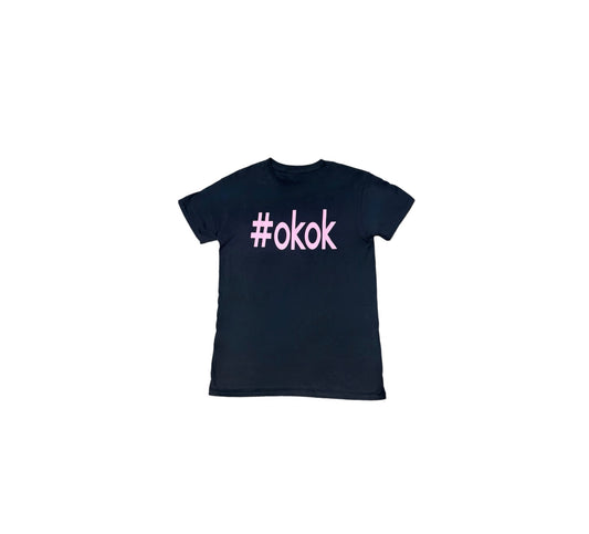pink #okok t-shirt